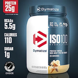 Dymatize ISO100 Hydrolyzed Protein Powder, 100% Whey Isolate Protein, 25g of Protein, 5.5g BCAAs, Gluten Free, Fast Absorbing, Easy Digesting, Strawberry, 20 Servings