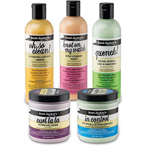 Aunt Jackies Curl La La, Lightweight Curl Defining Custard, Enriched with Shea Butter & Olive Oil, Basic, 15 Ounce