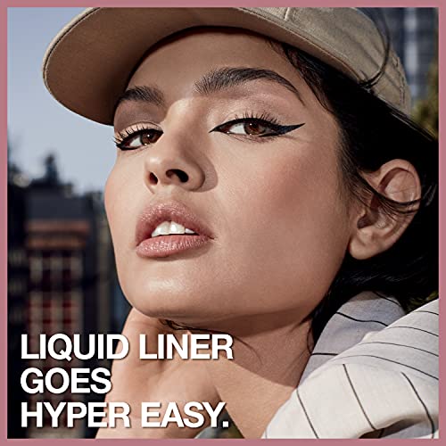 Maybelline Hyper Easy Liquid Pen No-Skip Waterproof Eyeliner, Satin Finish, Pitch Brown