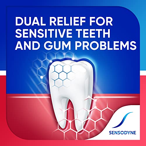 Sensodyne Sensitivity & Gum Sensitive Toothpaste for Gingivitis, Sensitive Teeth Treatment, Clean & Fresh - 3.4 oz (Pack of 4)