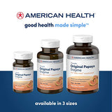 American Health Original Papaya Digestive Enzyme Chewable Tablets - Promotes Nutrient Absorption and Helps Digestion - 600 Count (200 Total Servings)