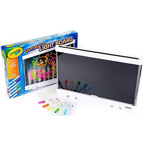 Crayola Ultimate Light Board - White, Tracing & Drawing Board for Kids, Light Up Kids Toy, Gift for Boys & Girls, Ages 6, 7, 8, 9