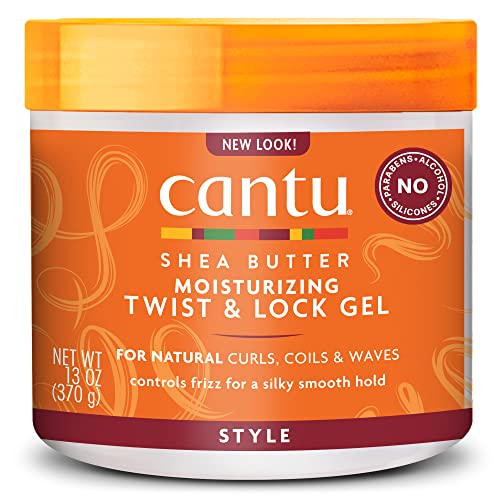 Cantu Moisturizing Twist & Lock Gel with Shea Butter for Natural Hair, 13 oz (Packaging May Vary)