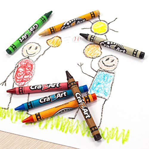 Cra-Z-Art 96ct Crayons in Flip-Top Box with Sharpener