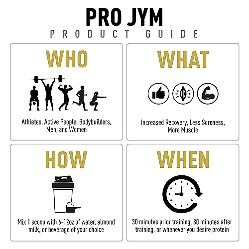 Pro JYM Protein Powder - Egg White, Milk, Whey Protein Isolates & Micellar Casein | JYM Supplement Science | Rocky Road Flavor, 4.3 lb