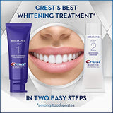 Crest 3D White Brilliance 2 Step Kit, Deep Clean Toothpaste (4oz) + Teeth Whitening Gel (2.3oz)