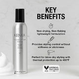 Kenra Volume Mousse Extra 17 | Firm Hold Mousse | Alcohol Free | Non-drying, Non-flaking Lightweight Formula | Tames Frizz & Conditions |Thermal Protection up to 450F| All Hair Types | 8 oz