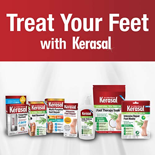 Kerasal Nighttime Intensive Foot Repair, Skin Healing Ointment for Cracked Heels and Dry Feet, 1 oz