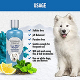 Veterinary Formula Solutions Snow White Shampoo for Dogs and Cats, 17 oz – Safely Remove Stains Without Bleach or Peroxide – Gently Cleanses, Deodorizes and Brightens White Coat – Fresh Scent