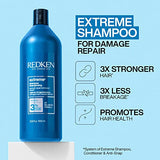 Redken Extreme Shampoo | Prevents Hair Breakage & Repair for Damaged Hair | Strengthen and Fortify | Infused With Proteins | For Weak, Brittle Hair | 10.1 Fl Oz