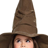 Disguise Harry Potter Sorting Hat, Costume Accessory for Kids, Childrens Size (107759),Brown