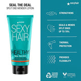 SexyHair Healthy Seal the Deal Split End Mender Lotion, 3.4 Oz, Mends Split Ends, All Hair Types