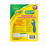 GUM - 70070942306514 Crayola Kids? Flossers, Grape, Fluoride Coated, Easy Grip Handle, Ages 3+, 75 Count, (Pack of 6)