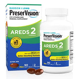 PreserVision AREDS 2 Eye Vitamin & Mineral Supplement, Contains Lutein, Vitamin C, Zeaxanthin, Zinc & Vitamin E, 130 Softgels (Packaging May Vary)