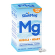 SlowMag Mg Muscle + Heart Magnesium Chloride with Calcium Supplement for Support of Heart, Muscles & Nervous System, 120 Count