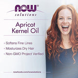 NOW Solutions, Apricot Kernel Oil, Hair Moisturizer, Rejuvenating Skin Oil, Softens Fine Lines, 16-Ounce