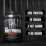 Animal 100% Whey Protein Powder – Whey Blend for Pre- or Post-Workout, Recovery or an Anytime Protein Boost– Low Sugar – Chocolate, 4 lb (Packaging may vary)