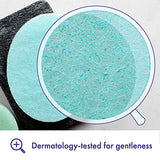 Buf-Puf Gentle Facial Sponge, Dermatologist Developed, Removes Deep Down Dirt & Makeup That Causes Breakouts and Blackheads, Reusable, Exfoliating, 1 Count