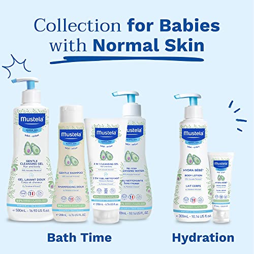 Mustela Hydra Bebe Face Cream - Daily Baby Moisturizer with Natural Avocado, Jojoba Oil - 1.35 fl. oz