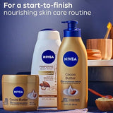 NIVEA Cocoa Butter Body Cream with Deep Nourishing Serum, Cocoa Butter Cream for Dry Skin, 16 Ounce Jar