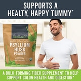 Viva Naturals Organic Psyllium Husk Powder (1.5 lbs) - Easy Mixing Fiber Supplement, Finely Ground & Non-GMO Powder for Promoting Regularity