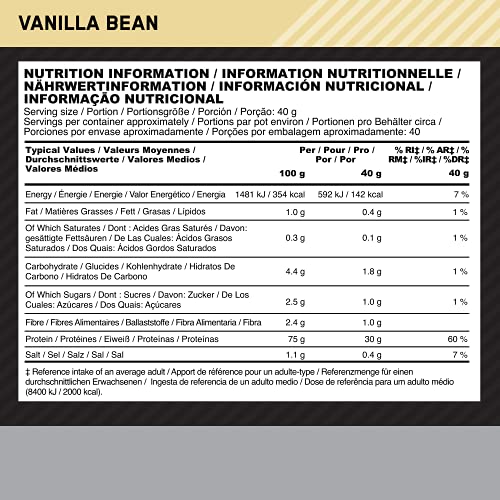 Optimum Nutrition Platinum Hydrowhey Protein Powder, 100% Hydrolyzed Whey Isolate Powder, Flavor: Velocity Vanilla, 3.5 Pounds (Packaging May Vary)