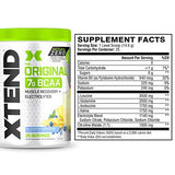 XTEND Natural Zero BCAA Powder Blueberry Lemonade | Free of Artificial Sweeteners, Flavors, and Chemical Dyes | Post Workout Drink with Amino Acids | 7g BCAAs for Men & Women | 25 Servings