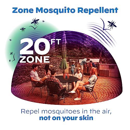 Thermacell Rechargeable Mosquito Repeller Refills Advanced Repellent Formula Provides 20’ Protection Zone Compatible with Thermacell E-Series & Radius Only No DEET, Spray or Flame