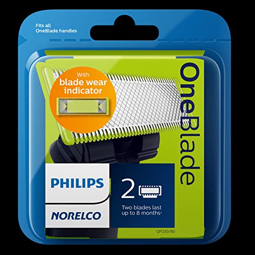 Philips Norelco Genuine OneBlade 360 Blade Replacement Blades, 2 Count, QP420/80