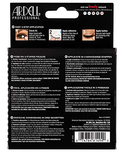 Ardell False Eyelashes Demi Wispies Black, 1 pack (6 pairs per pack)