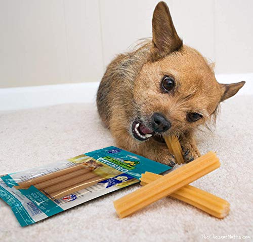 Himalayan Dog Chew Original Yak Cheese Dog Chews, 100% Natural, Long Lasting, Gluten Free, Healthy & Safe Dog Treats, Lactose & Grain Free, Protein Rich, Mixed Sizes, Dogs 65 Lbs & Smaller