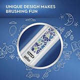 Oral-B Kids Electric Toothbrush with Coaching Pressure Sensor and Timer, Rechargeable Toothbrush with (2) Brush Heads, Sparkle & Shine