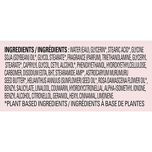 Love Beauty and Planet Delicious Glow Body Lotion for Soft, Glowing Skin Murumuru Butter & Rose Natural Ingredients, Plant-Based Moisturizers, Vegan, Cruelty-Free 13.5 oz