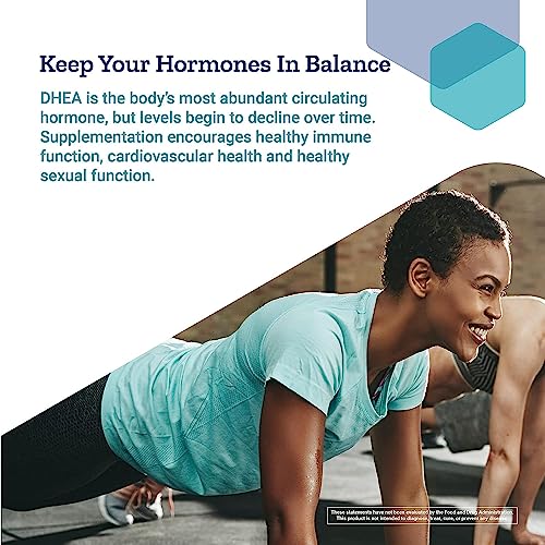 Life Extension DHEA - For Hormone Balance, Immune Support, Sexual Health, Bone & Cardiovascular Health and Anti-Aging and Mood Support Non-GMO, Gluten-Free - 60 Vegetarian Capsules