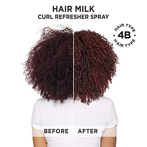 Carol’s Daughter Hair Milk Curl Refresher Spray for Curls, Coils and Waves, with Agave, Sweet Almond and Wheat Protein, Hair Refresher Spray, 10 fl oz