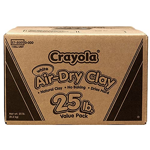 Crayola Air Dry Clay for Kids (5lbs), Reusable Bucket of Terra Cotta Clay for Sculpting, Bulk Arts and Crafts Supplies, Ages 3+