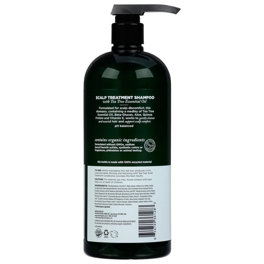 Avalon Organics Scalp Treatment Shampoo, Tea Tree, 32 Oz