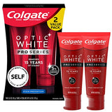 Colgate Optic White Pro Series Whitening Toothpaste with 5% Hydrogen Peroxide, Stain Prevention, 3 Oz Tube