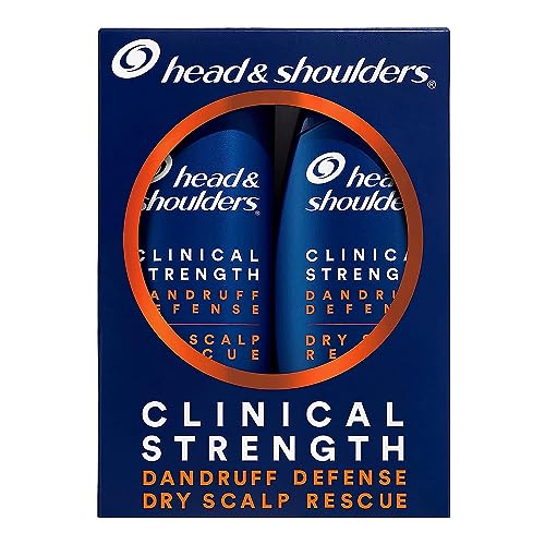 Head & Shoulders Clinical Dandruff Defense + Dry Scalp Rescue Shampoo 13.5 oz Twin Pack