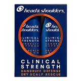 Head & Shoulders Clinical Dandruff Defense + Dry Scalp Rescue Shampoo 13.5 oz Twin Pack