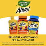 Nature's Way Alive! Men's Gummy Multivitamin, High Potency B-Vitamin Complex, Supports Muscle Function*, Fruit Flavored, 150 Gummies