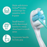 GuruNanda Butter On Gums Toothbrush with 8000+ Softex Bristles - Ultra Soft Toothbrush for Sensitive & Receeding Gums - Ergonomic Rubber Handle & Multi-Directional Bristles for Whiter Teeth - 6 Count