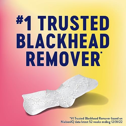 Bioré Witch Hazel Blackhead Remover Pore Strips, Nose Strips, Clears Pores up to 2x More than Original Pore Strips, features C-Bond Technology, Oil-Free, Non-Comedogenic Use, 18 Count