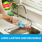 Scotch-Brite Non-Scratch Dishwand, Scrubber for Cleaning Kitchen, Bathroom, and Household, Non-Scratch Dish Scrubber Safe for Non-Stick Cookware, 1 Dishwand