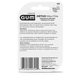 GUM - 10070942007235 Orthodontic Wax with Vitamin E and Aloe Vera (Pack of 6)