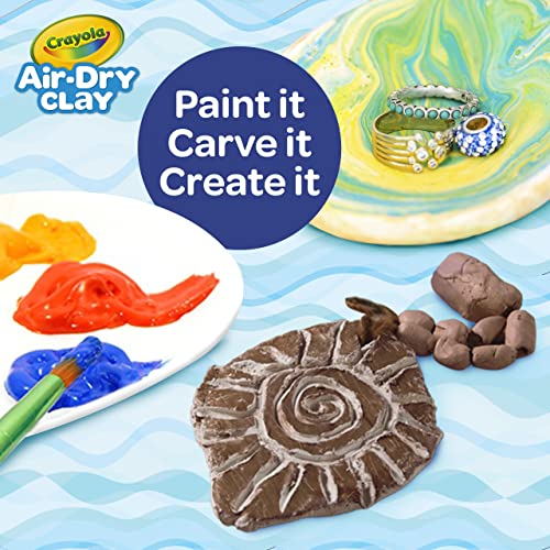 Crayola Air Dry Clay for Kids (5lbs), Reusable Bucket of Terra Cotta Clay for Sculpting, Bulk Arts and Crafts Supplies, Ages 3+