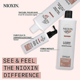 Nioxin System 4 Scalp Cleansing Shampoo with Peppermint Oil, Treats Dry and Sensitive Scalp, Dandruff Relief and Anti-Hair Breakage, For Color Treated Hair with Progressed Thinning, 16.9 fl oz