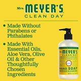 MRS. MEYER'S CLEAN DAY Clean Day Liquid Hand Soap, Cruelty Free and Biodegradable Formula, Honeysuckle Scent, 12.5 oz- Pack of 3