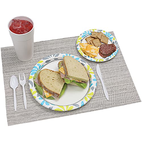 Genuine Joe 10321 Paper Plates, 6 7/8 (pack of 125 plates)