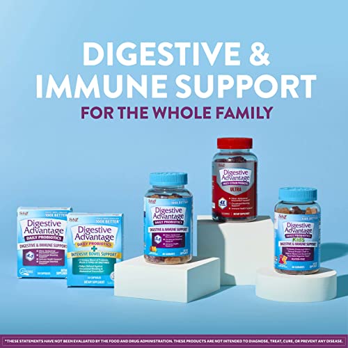 Digestive Advantage Lactose Defense Capsules (96 Count In A Box) - Helps Breaks Down Lactose & Defend Against Digestive Upset, Supports Digestive & Immune Health (Pack of 1)